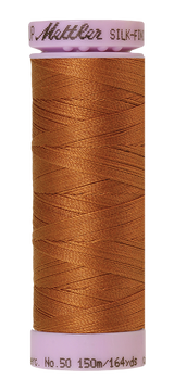 Mettler Silk-finish 50wt Solid Cotton Thread 164yd/150m Bronze