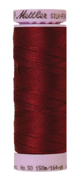 Mettler Silk-Finish - Cranberry - 50wt Cotton Thread 164yd/150m