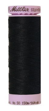 Mettler Silk-finish 50wt Solid Cotton Thread 164yd/150m Space