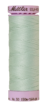Mettler Silk-finish 50wt Solid Cotton Thread 164yd/150m Snowmoon