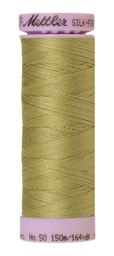 Mettler Silk-finish 50wt Solid Cotton Thread 164yd/150m Seaweed