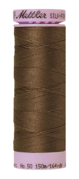 Mettler Silk-finish 50wt Solid Cotton Thread 164yd/150m Pine Park