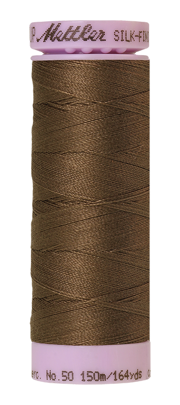 Mettler Silk-finish 50wt Solid Cotton Thread 164yd/150m Pine Park