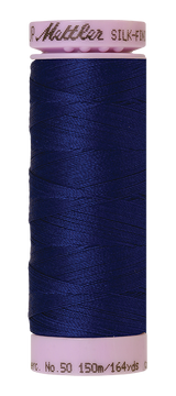 Mettler Silk-finish 50wt Solid Cotton Thread 164yd/150m Delft