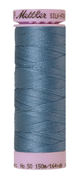 Mettler Silk-finish 50wt Solid Cotton Thread 164yd/150m Laguna
