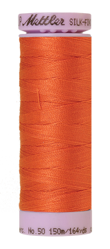 Mettler Silk-finish 50wt Solid Cotton Thread 164yd/150m Clay