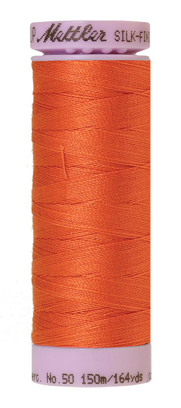 Mettler Silk-finish 50wt Solid Cotton Thread 164yd/150m Clay