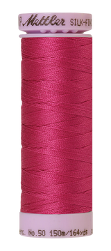 Mettler Silk-finish 50wt Solid Cotton Thread 164yd/150m Peony