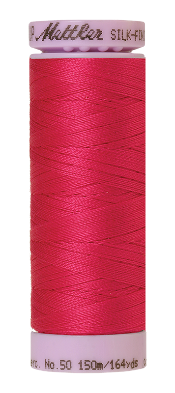 Mettler Silk-finish 50wt Solid Cotton Thread 164yd/150m Fuschia