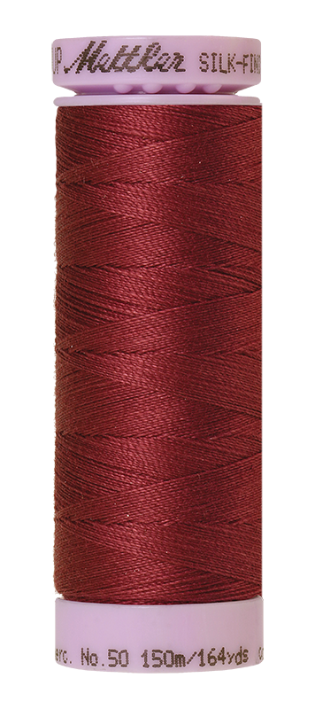 Mettler Silk-finish 50wt Solid Cotton Thread 164yd/150m Claret