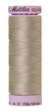 Mettler Silk-finish 50wt Solid Cotton Thread 164yd/150m Drizzle