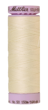 Mettler Silk-Finish - Antique White - 50wt Solid Cotton Thread 164yd/150m