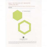 Missouri Star Quilt As You Go 2 1/2" Hexagon Template