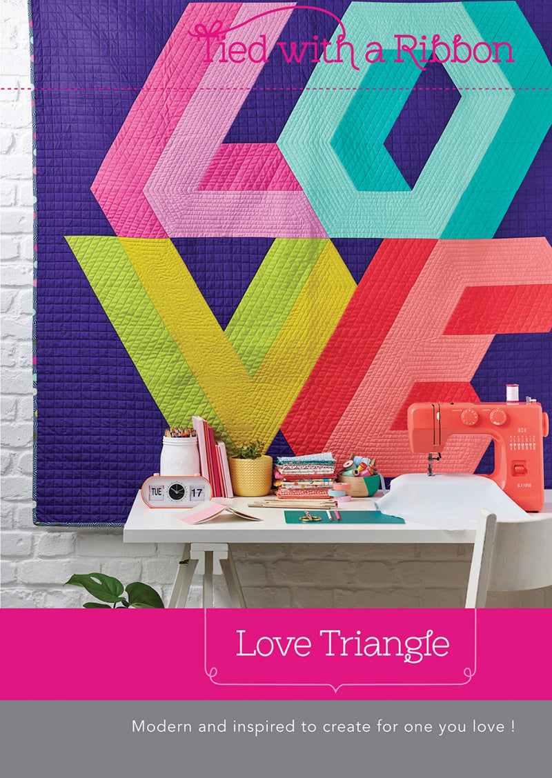 Love Triangle Quilt Pattern by Jemima Flendt for Creative Abundance