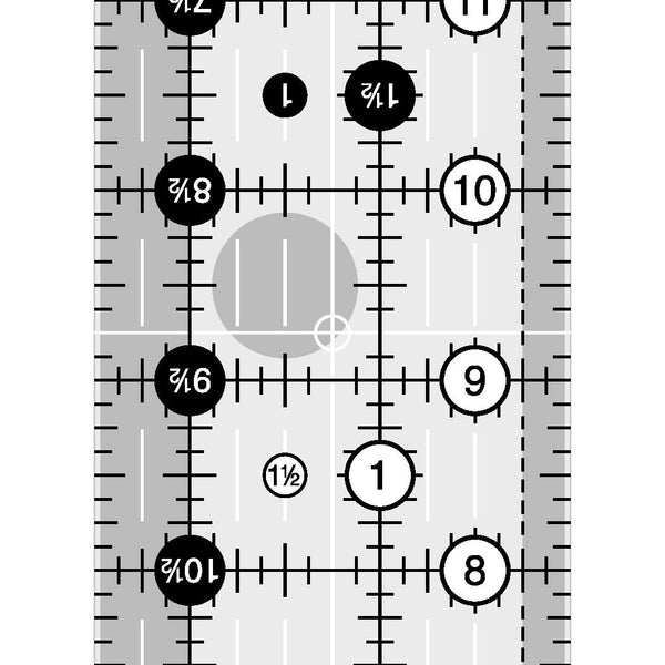  Creative Grids 2-1/2in x 18-1/2in Rectangle Quilt Ruler - CGR218