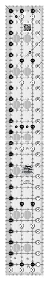 Creative Grids Quilt Ruler 3.5" x 24.5"