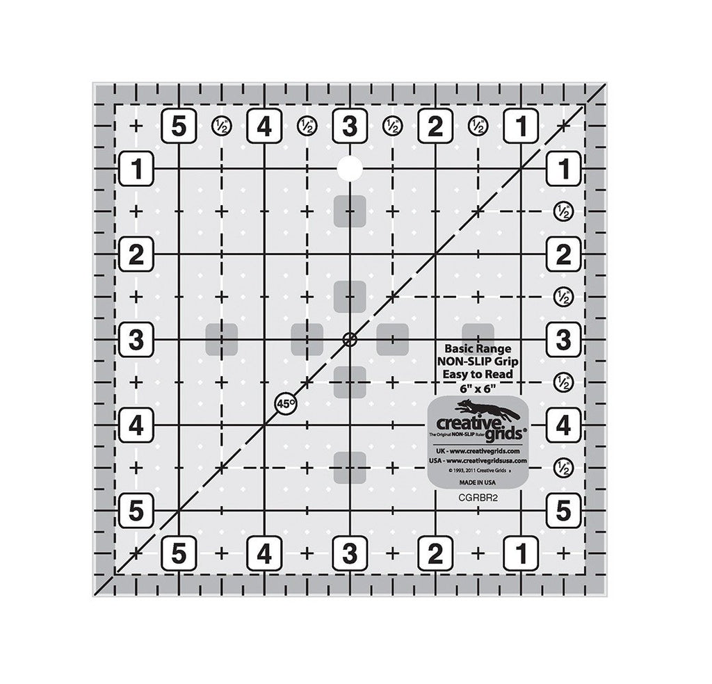 Creative Grids Quilt Ruler 6-1/2in x 18-1/2in