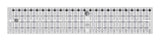 Creative Grids Quick Trim and Circle Quilt Ruler Two 4.5" x 24.5"
