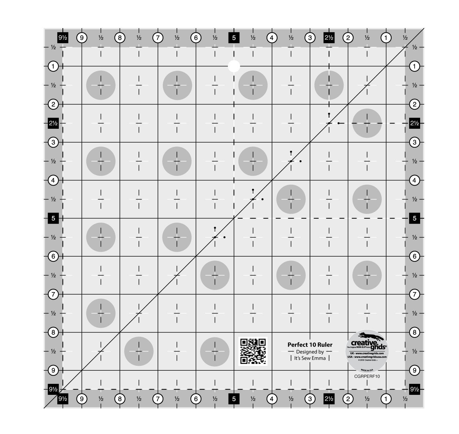 Creative Grids Perfect 10 Ruler