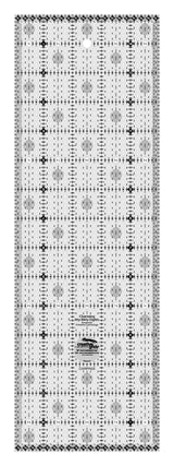Creative Grids Charming Itty-Bitty Eights 5" x 15" Quilt Ruler