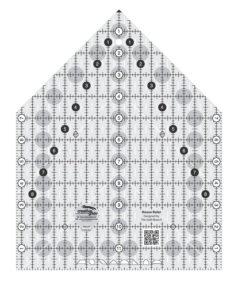 Creative Grids House Quilt Ruler