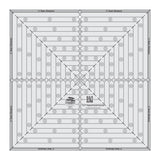 Creative Grids 14.5" Square It Up or Fussy Cut Square Quilt Ruler