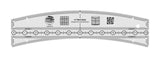 Creative Grids Wave Quilt Ruler 12"