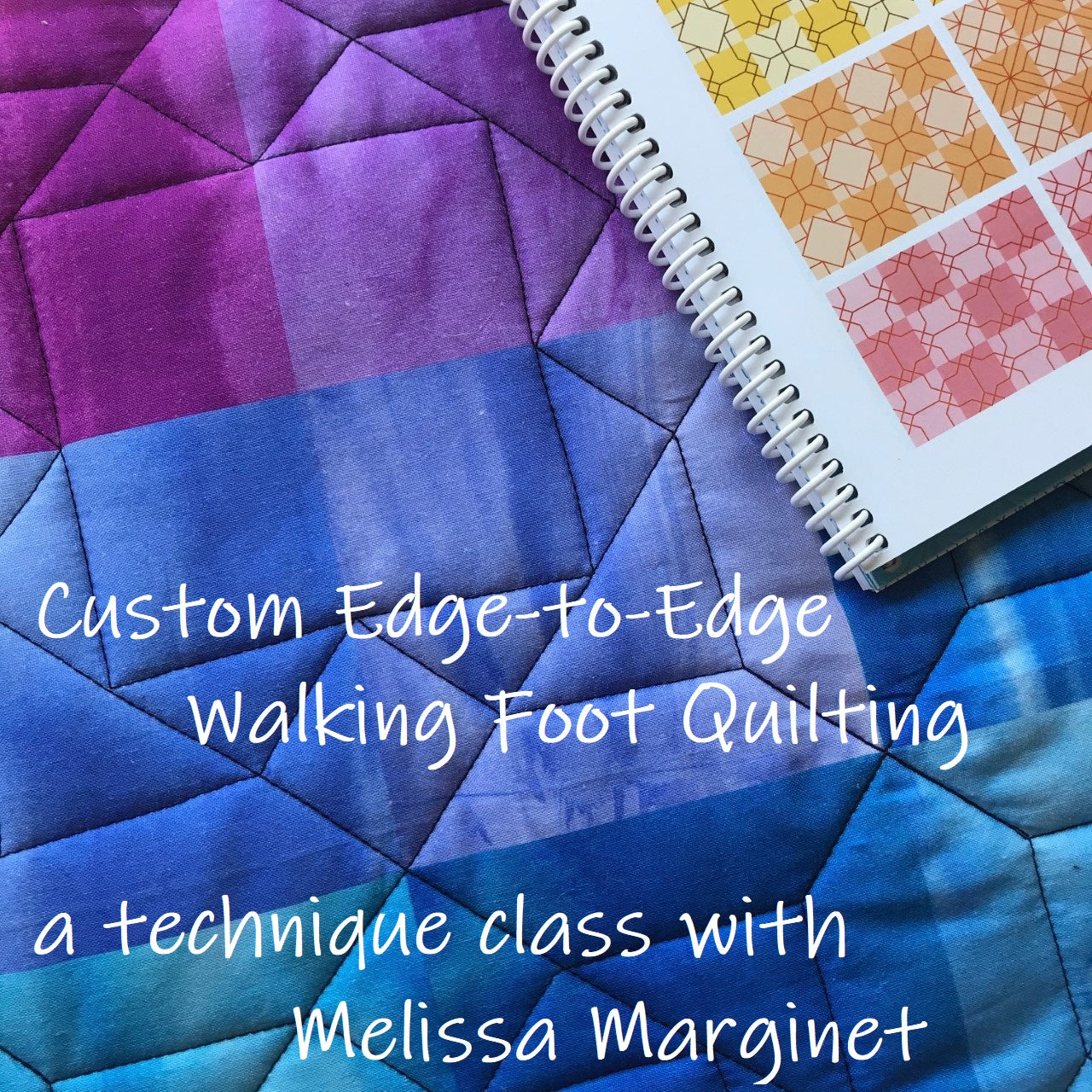 Custom Edge to Edge Walking Foot Quilting - Zoom