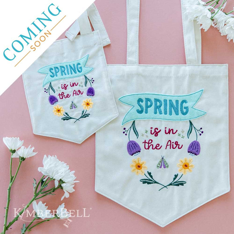 Kimberbell Digital Dealer Exclusive 2022 - Spring is in the Air Pennant - March