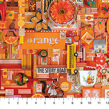 Shelley Davies - Color Collage -  Orange DP22415-54