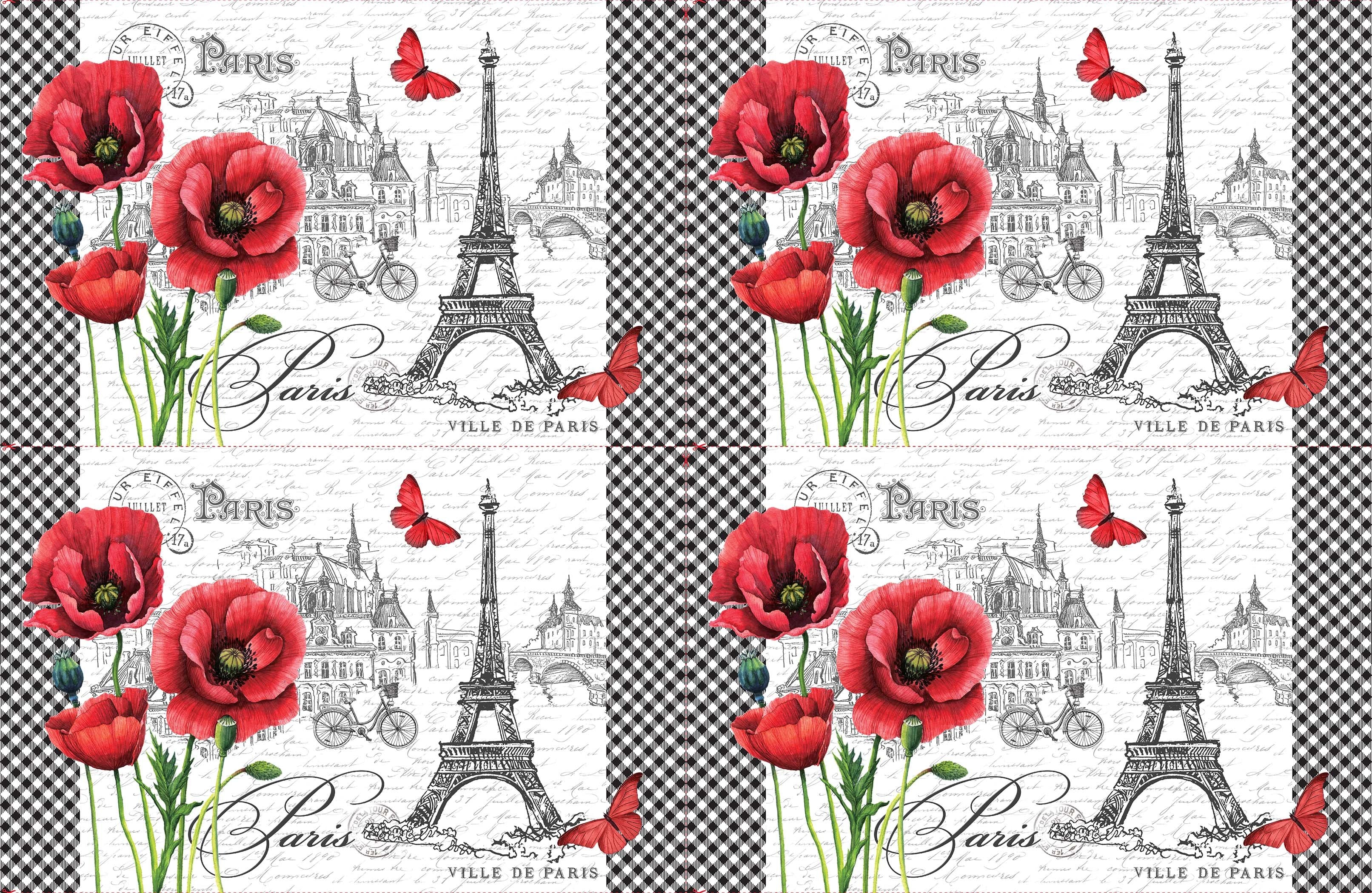 Michel Design Works Ooh La La  Paris Placemats DP23604-10