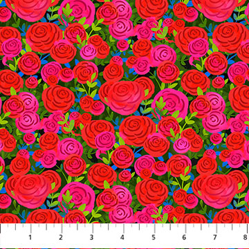 Cynthia Frenette - Quilt Retreat - Red Roses - DP25154-24