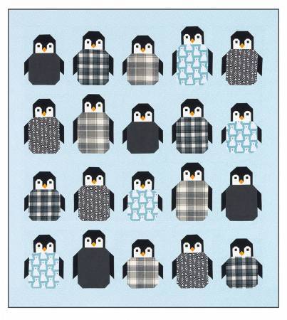 Penguin Party Quilt Pattern by Elizabeth Hartman