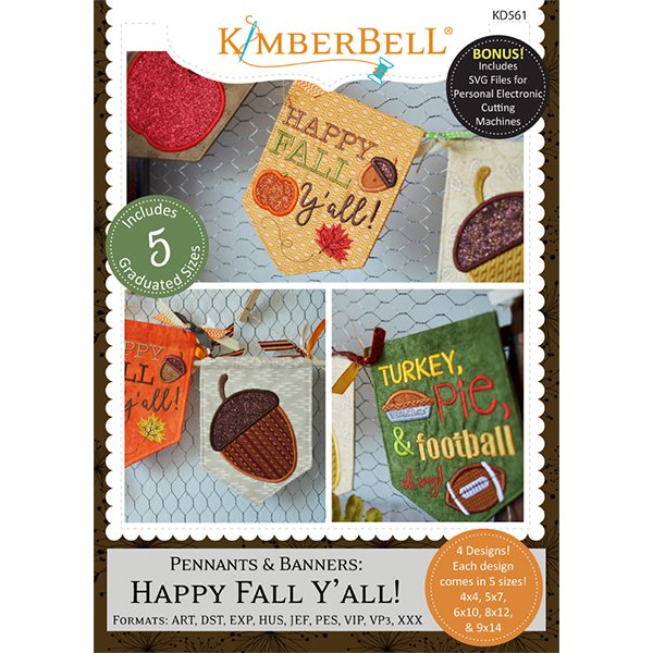 Kimberbell Pennants & Banners: Happy Fall Y’All