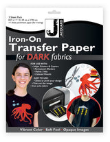 Transfer Paper for Dark Fabrics 3 Sheet Pack