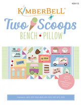 Kimberbell Two Scoops Bench Pillow Embroidery CD and Fabric