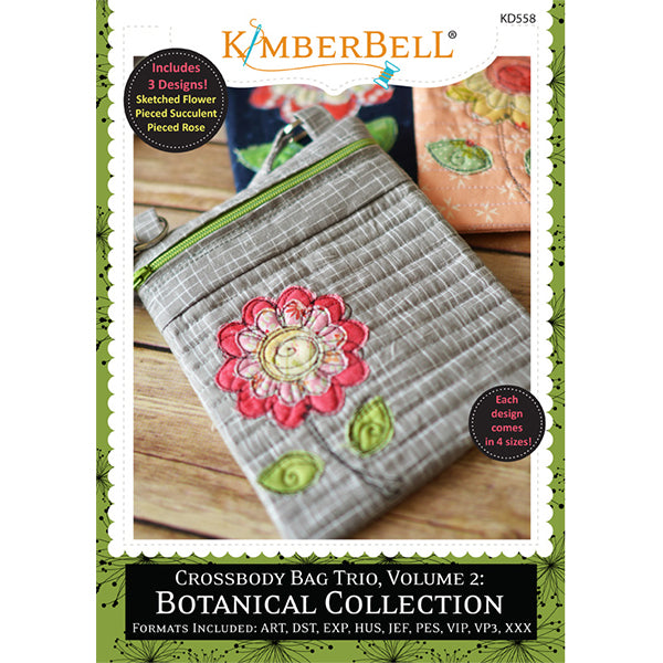 Kimberbell Crossbody Bag Trio, Vol. 2: Botanical Collection