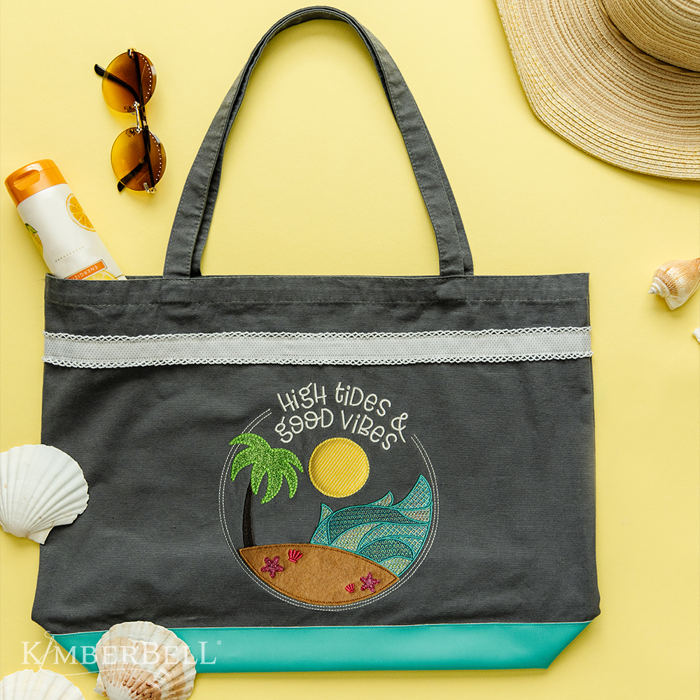 Kimberbell Digital Dealer Exclusives 2023: Beach – Tote - July