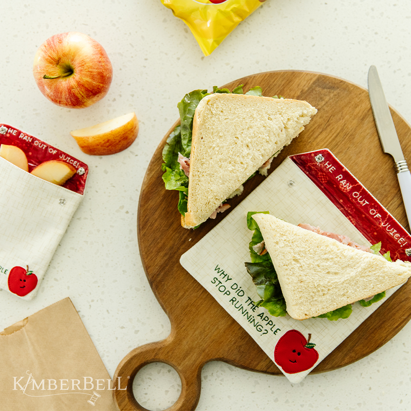 Kimberbell Digital Dealer Exclusives 2023: Reusable Sandwich – Snack Bag - August