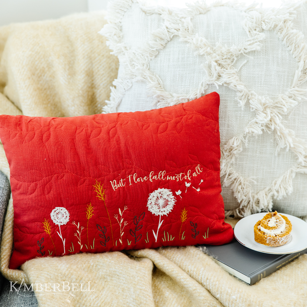 Kimberbell Digital Dealer Exclusives 2023: Fall – Lumbar Pillow - September