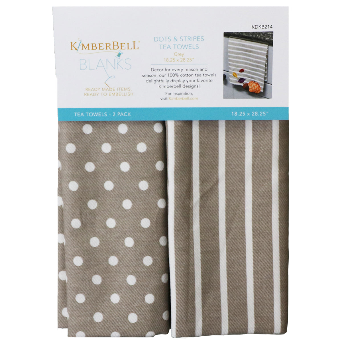 Kimberbell Dots & Stripes Tea Towels