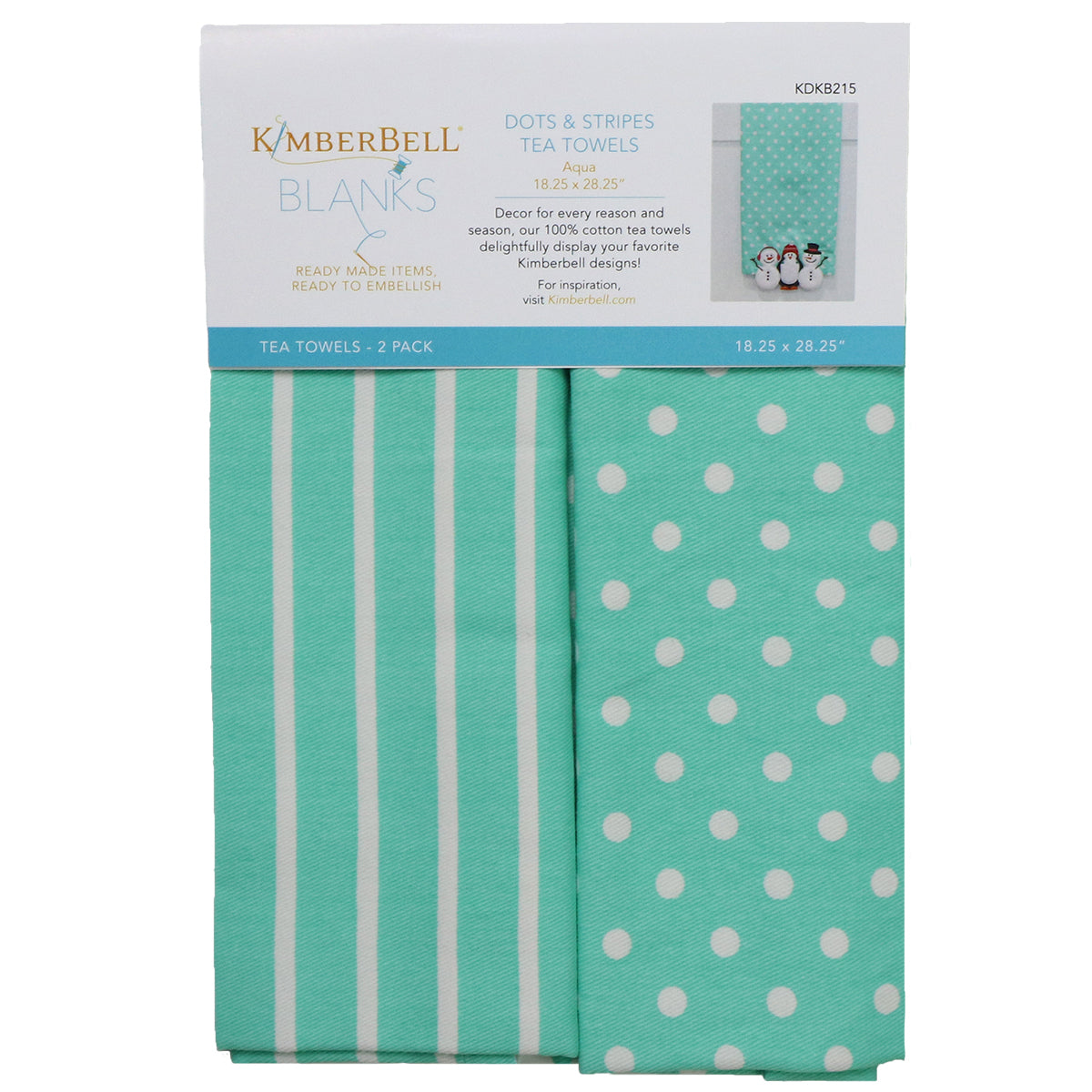 Kimberbell Dots & Stripes Tea Towels