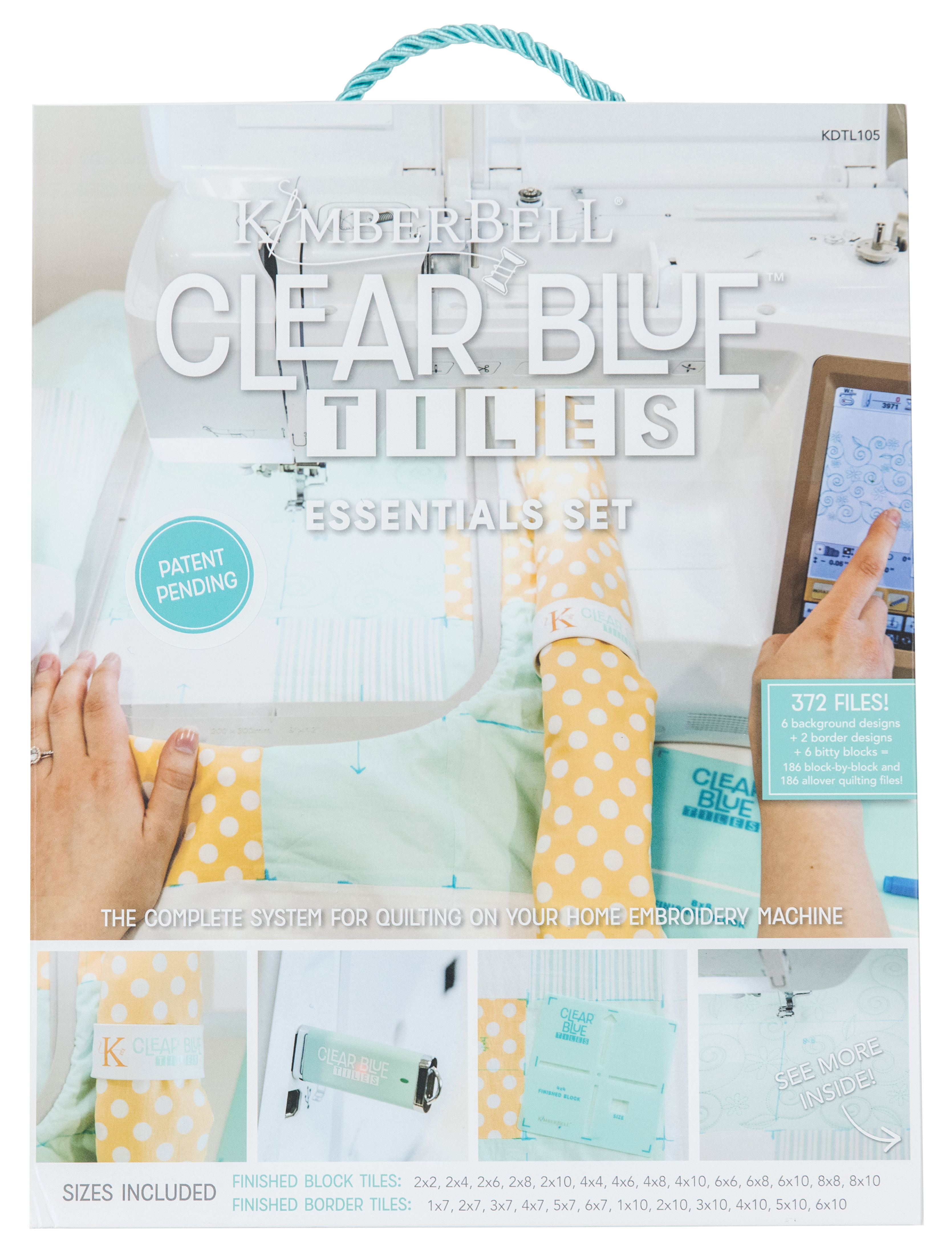 Kimberbell Clear Blue Tiles, Essential Set