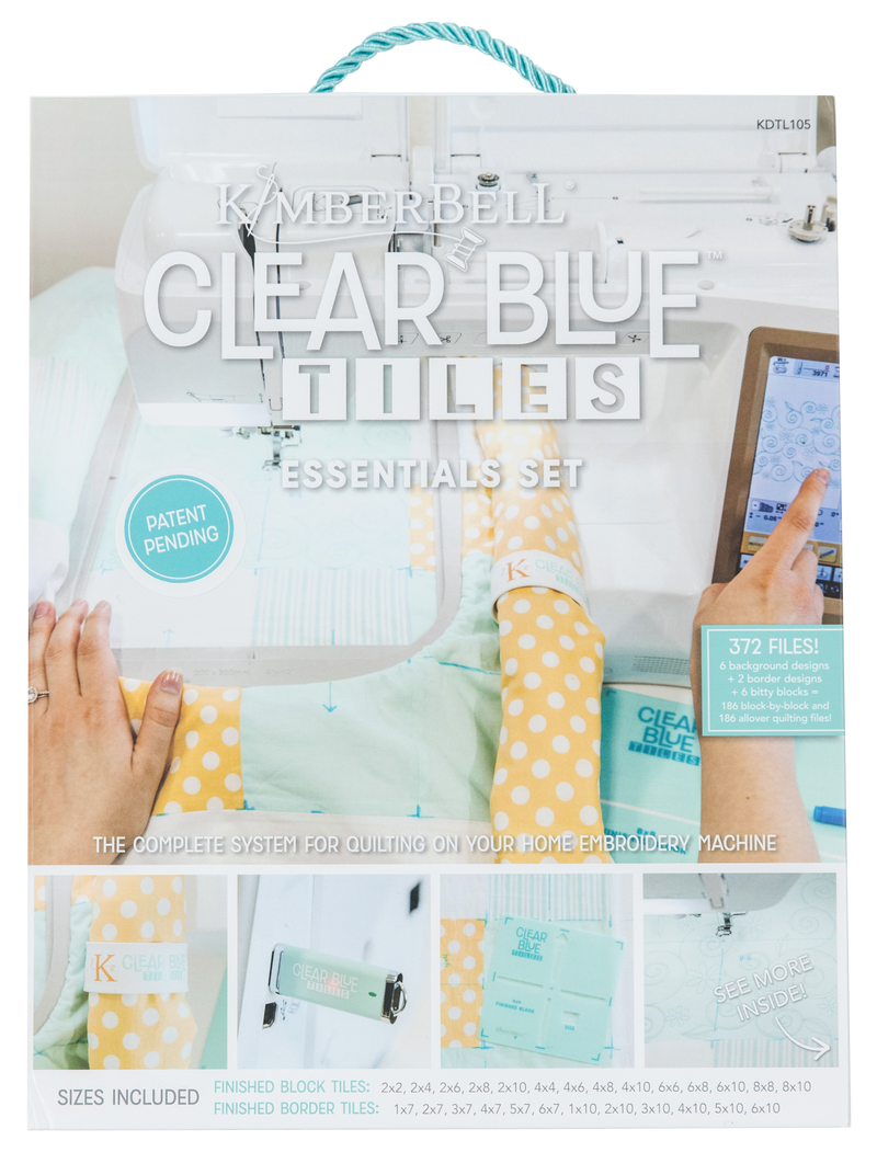Kimberbell Clear Blue Tiles, Essential Set