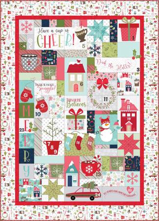 Kimberbell Quilt Kit Cup of Cheer Fabric Only, 44in x 60in