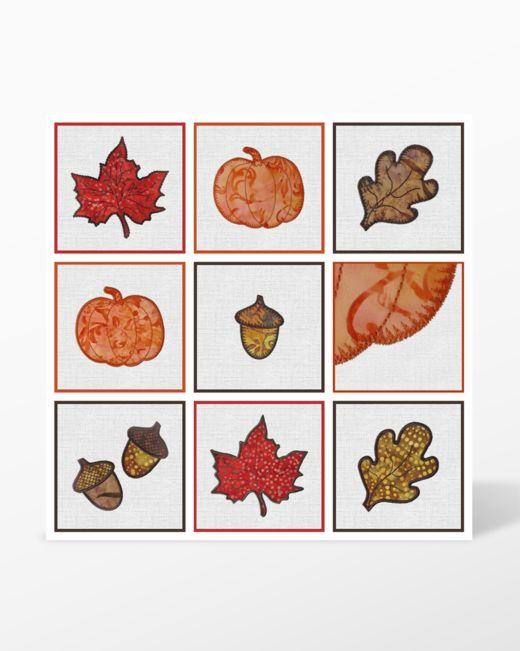 GO! Fall Medley Embroidery Designs CD 
by Marjorie Busby