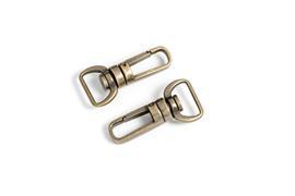 5/8" (16mm) Push Gate Swivel "Bullet" Hook