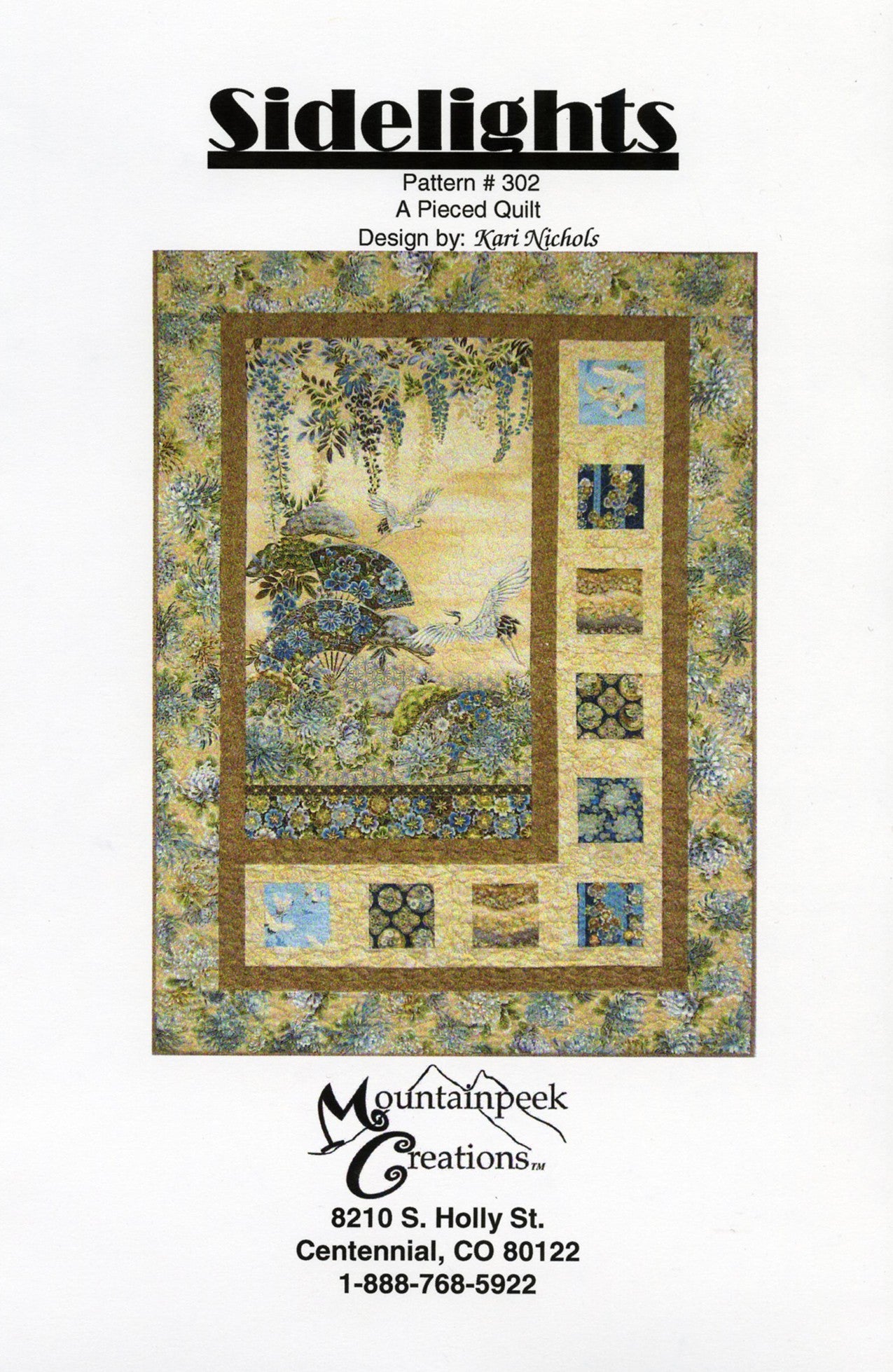 Sidelights Quilt Pattern