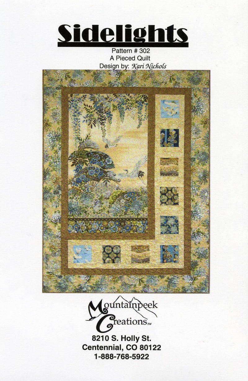 Sidelights Quilt Pattern