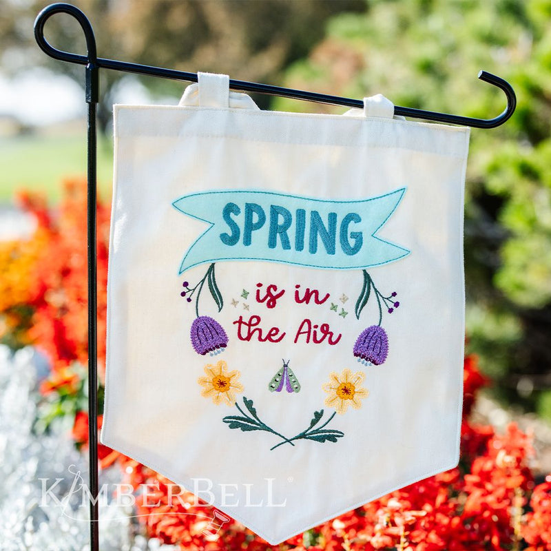 Kimberbell Digital Dealer Exclusive 2022 - Spring is in the Air Pennant - March